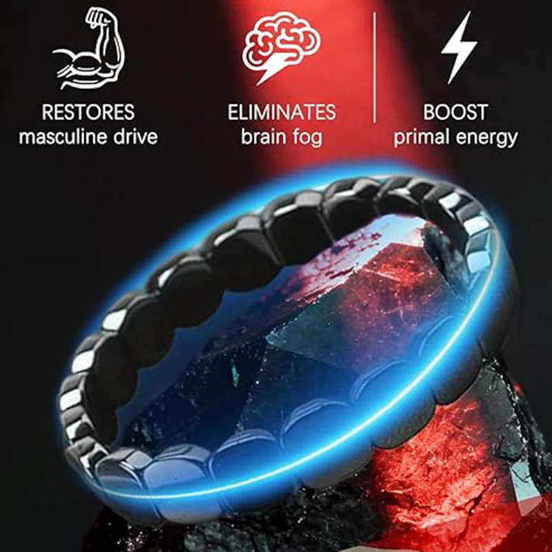 New Hematite Bracelet for Men Black Hematite Bracelet Naturally Restore Confidence Nhance Mental Clarity Focus Jewelry Boyfriend