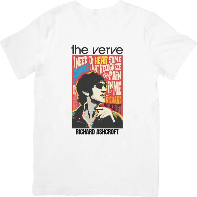 The Verve Richard Ashcroft Music Fit for Men & Women Quality Cotton T-Shirt