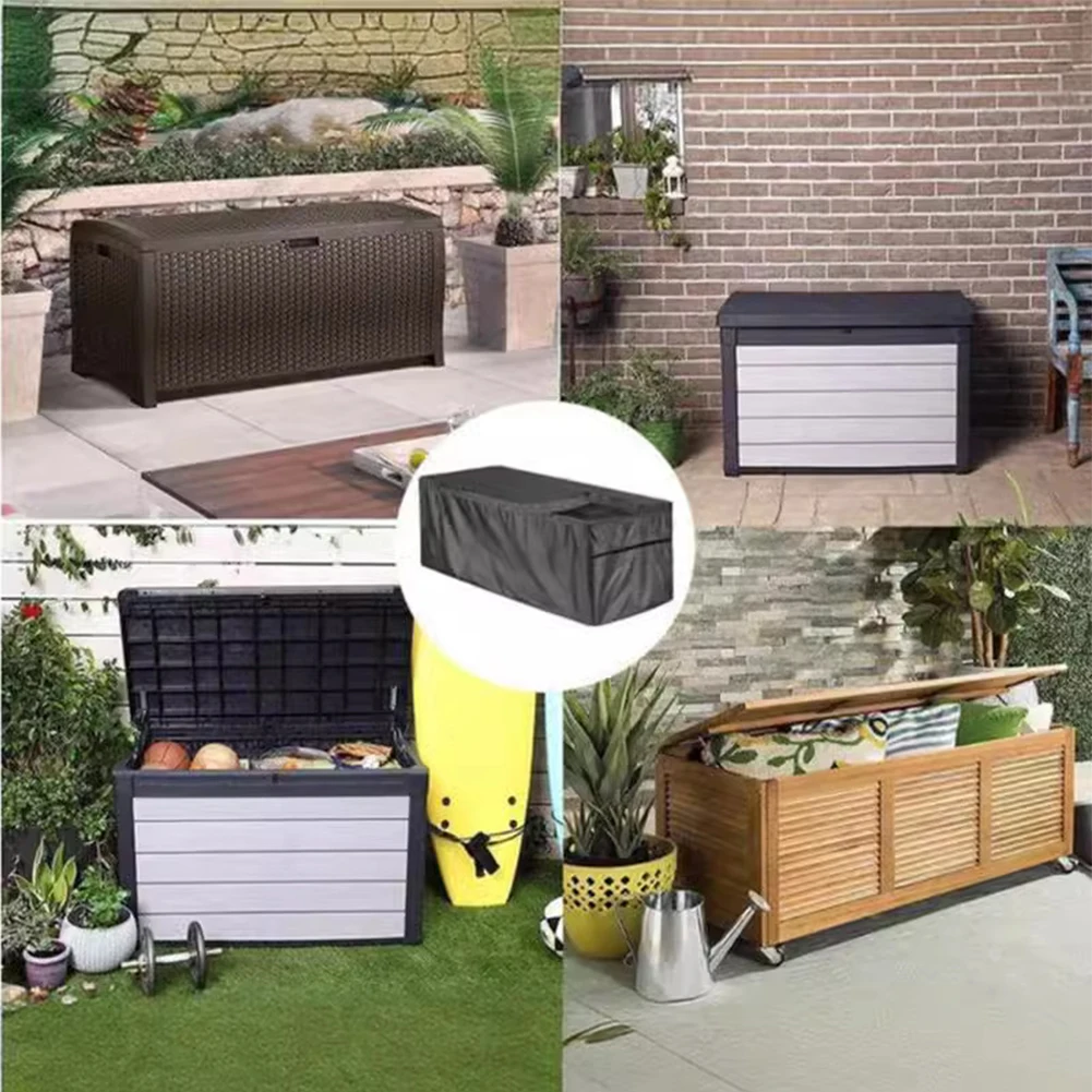 Proper And Snug Fit Garden Outdoor Outdoor Garden Storage Cover 210D Oxford Fabric Cover Strong Winds Resistance