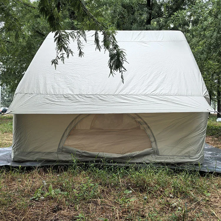 2026 Oxford Fabric Large Inflatable Tent, Tool-free Waterproof Portable Forest Cabin for Multi-person Outdoor Camping Gatheringp