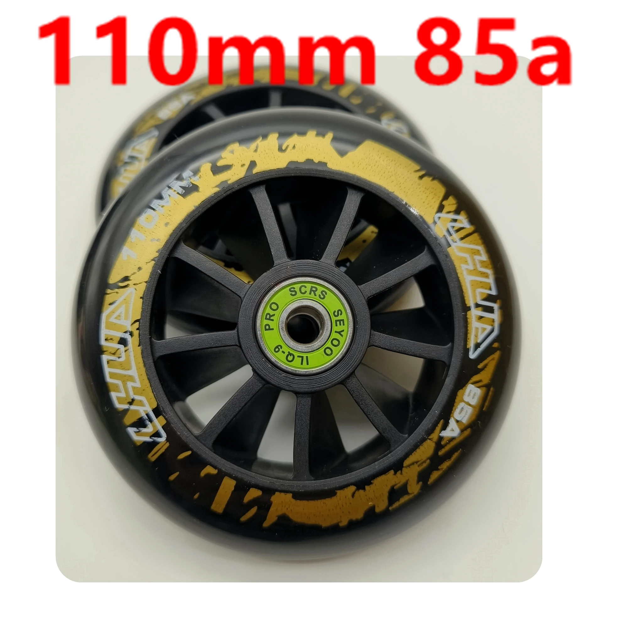 Scooter wheel 100mm 2 wheels/ lot  bearings smooth quiet 110MM 90MM