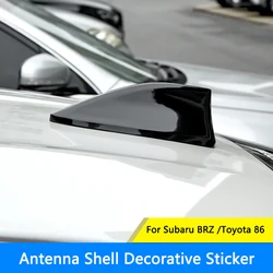 QHCP Car Shark Fin Antenna Cover Top Roof Antenna Decorative Trim Fits For Subaru BRZ Toyota GR86 2022-2023 Exterior Accessories