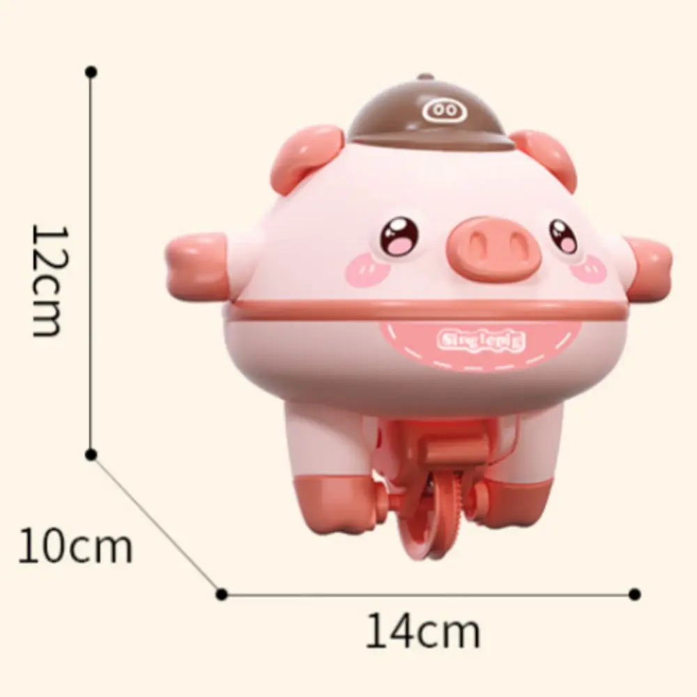 Brain Game Tumbler Balance Pig Tightrope Walking Technology Unicycle Electric Toy Lovely Piglet Unicycle Balance Pig Toy Gift