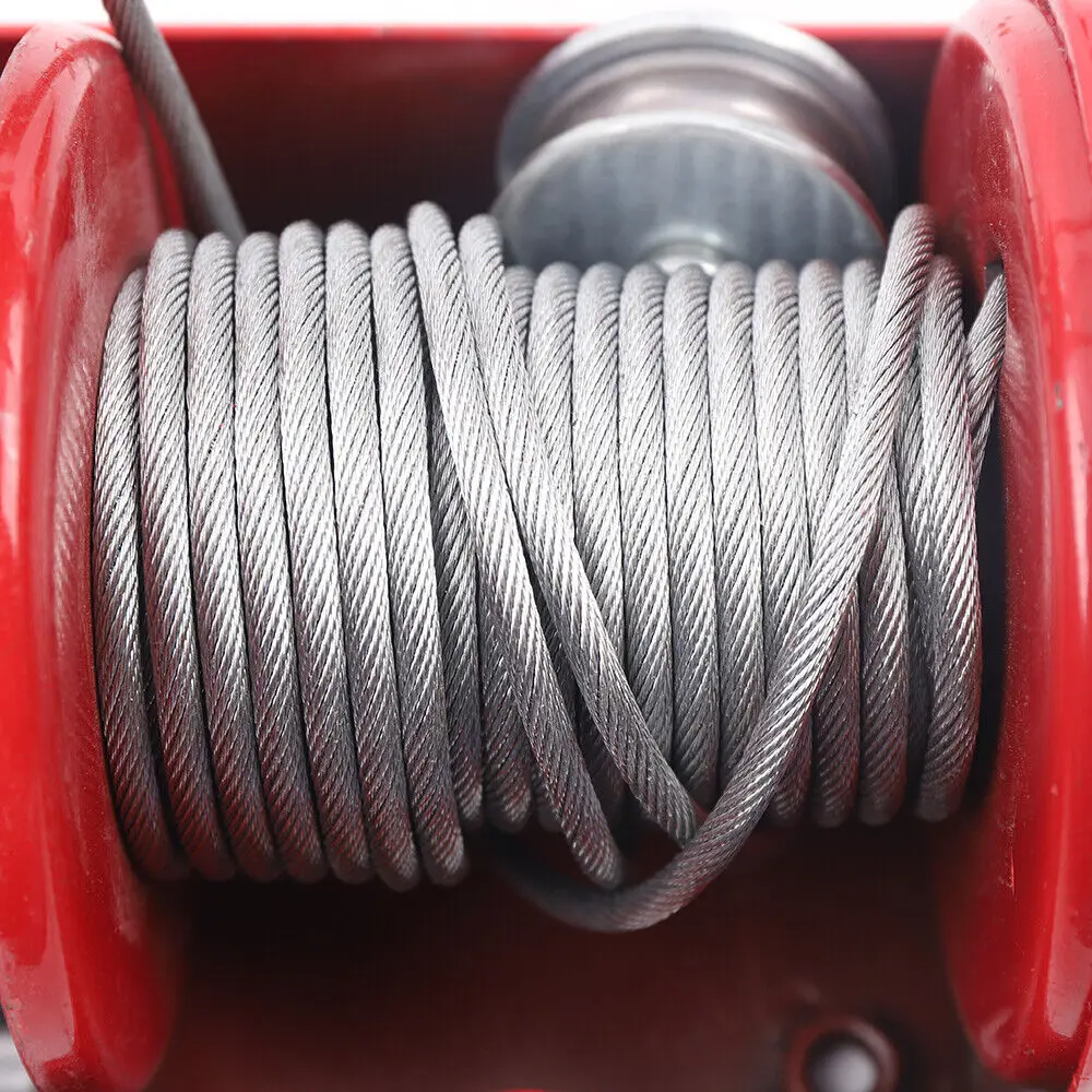 Elektrische Winde 400-800KG Elektrischer Seil-Gerüst-Hebezug 220V 1450W Seilwinde Kranwinde Aufzug Langlebig – Detail 6