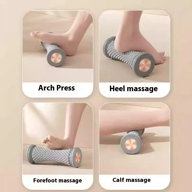 1 قطعة البلاستيك اليوغا تدليك العضلات الأسطوانة جهاز تدريب القدم متعددة الوظائف القدم الأسطوانة لتصريف شبكة العضلات