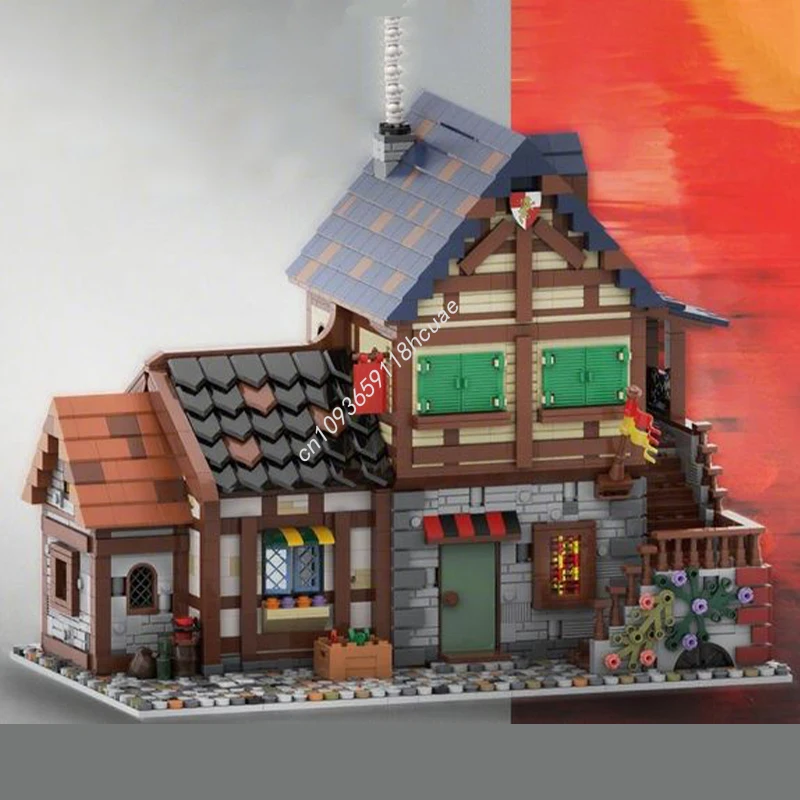 

2721pcs MOC Medieval French House 1 Castle Building Blocks Christmas Gift Premium Collector Edition Perfect for Adult Fans