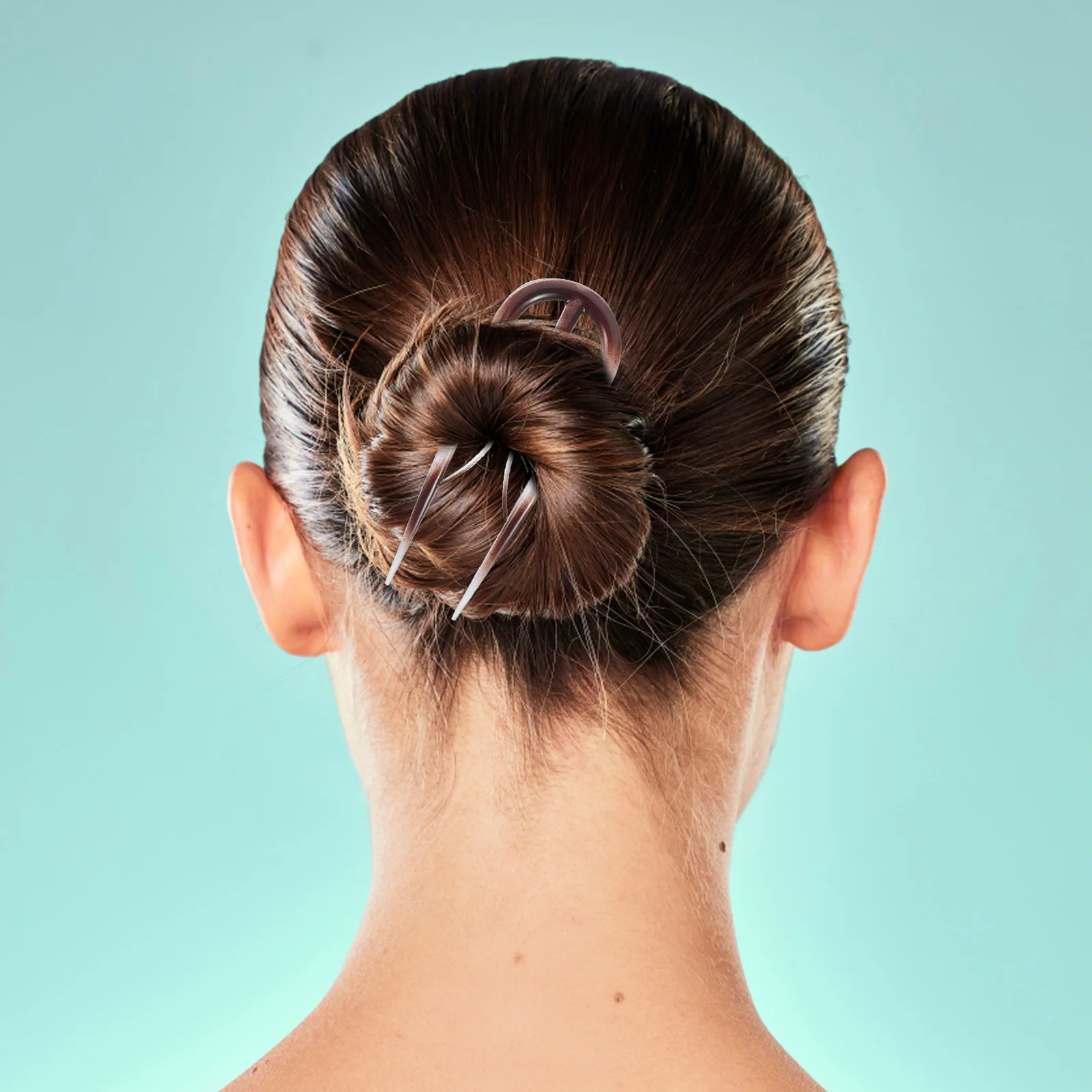

6pcs U Durable Vintage Accessories Branch Prong Shaped Decor Plastic French Woman Hair French Hair Pins For Women Pins Buns
