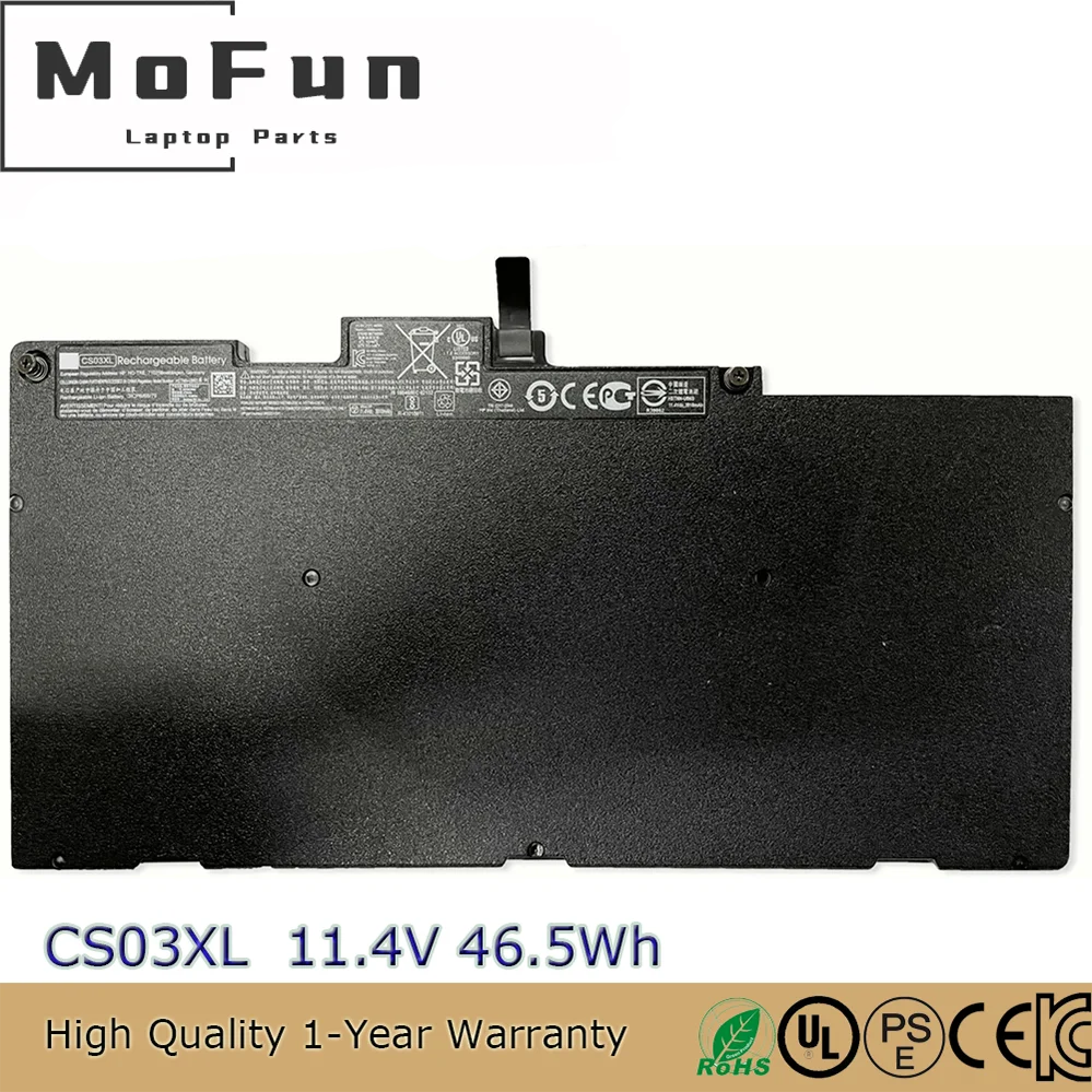 

Оригинальный аккумулятор для ноутбука CS03XL, 11,4 В, 46,5 Втч для HP Elitebook 745 840 G3 G4 854108-850 800513-001 HSTNN-IB6Y