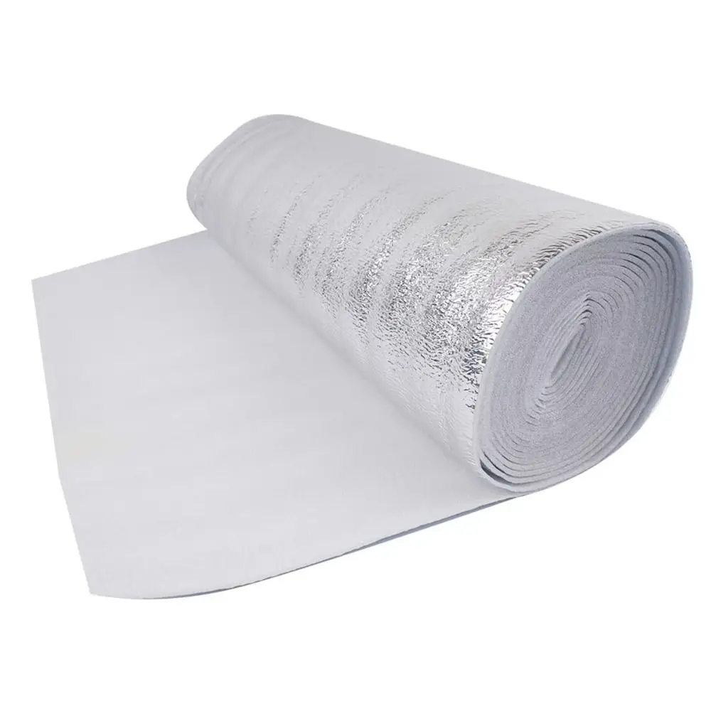 5m/10m Wandisolierungsfolie Aluminiumfolie Sonnenschutz-Isolierwatte Wasserdichte Verdickte Wand-Sonnenschutzmatte