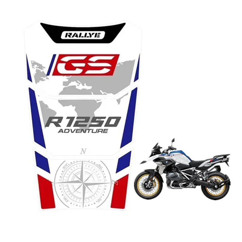 For BMW R 1250 GS R1250GS Adventure ADV Motorcycle Tank Pad Protector 3D Gel Sticker Decal - 3