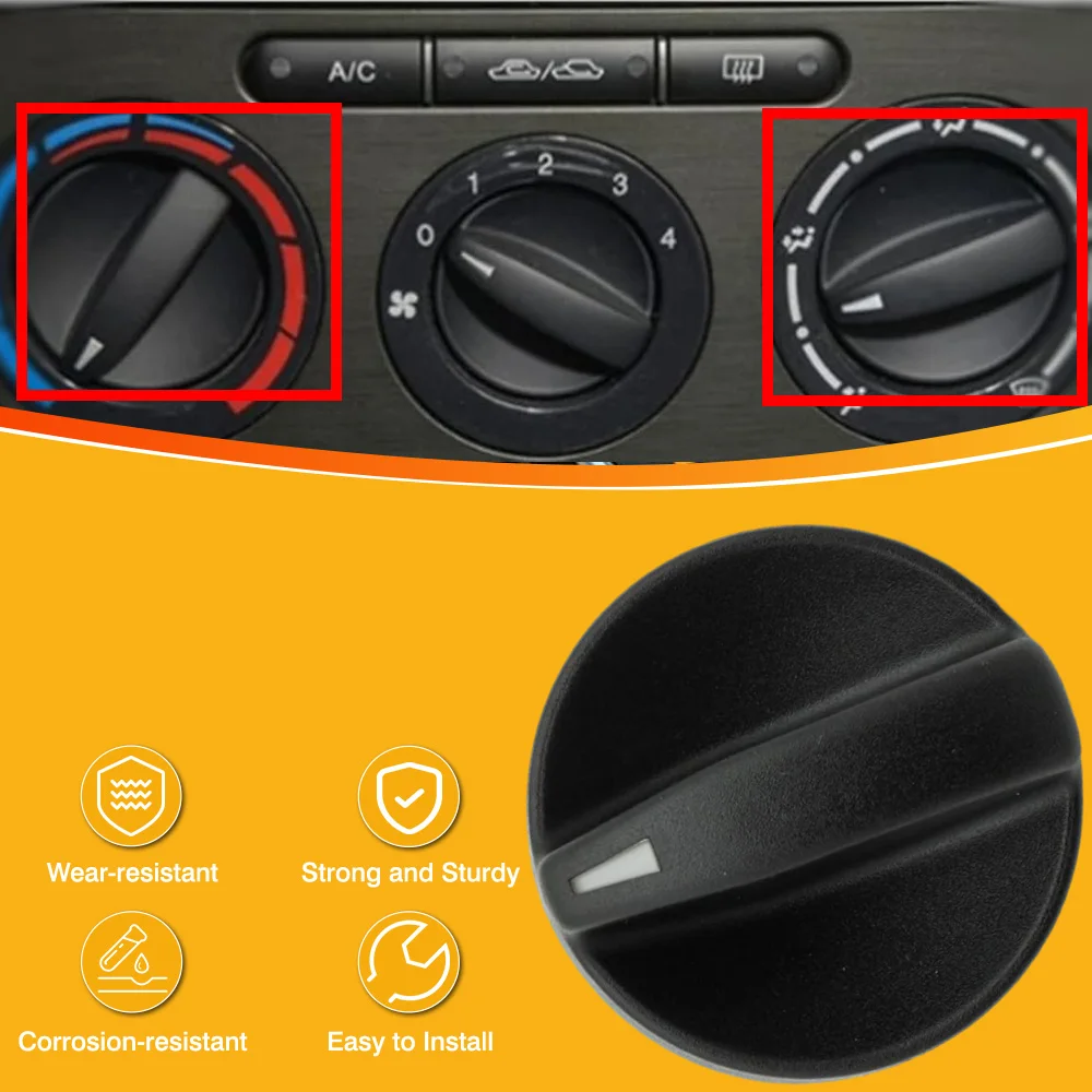 

A/C Heater Knob Climate Control Blower Fan Knob Panel Switch Button for Mazda 6 2.3L, 3.0L 2006 2007 2008