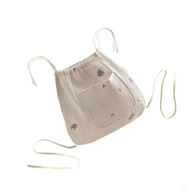 77hd gantung tas bersulam beruang tas samping untuk botol air popok mainan