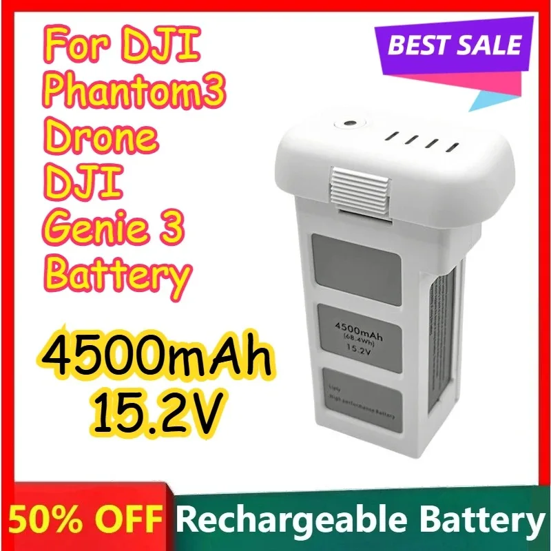 

Large Capacity 4500mAh Drone Batterys for DJI Phantom 3 Series RC Drone Intelligent Flight Accessories