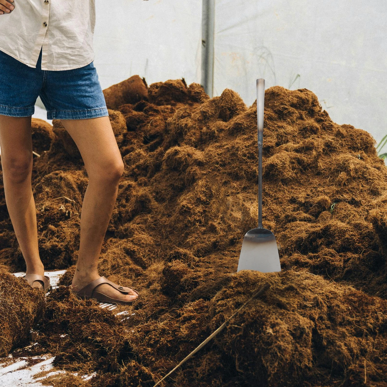 1 قطعة تنظيف الحديد المطاوع مقبض طويل مجرفة صغيرة لحديقة المطر مزراب أوراق أداة تنظيف المنزل استخدام مجرفة مزراب المنزلية