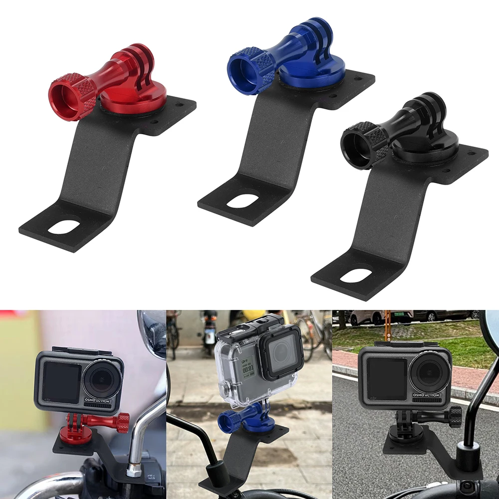 

3-цветный универсальный мотоциклетный телефон с GPS, фиксированный держатель, кронштейн, алюминиевый кронштейн для уличного велосипеда с зеркальным отверстием M10