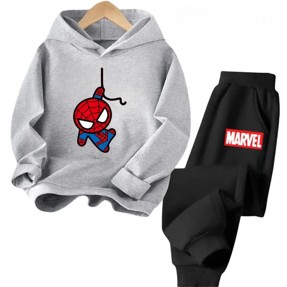 

Captain America Kids 2PCS Hoodie Set Marvel Print Long Sleeve Sweatshirt Pants Boys Girls Soft Warm Casual Children Sportswear