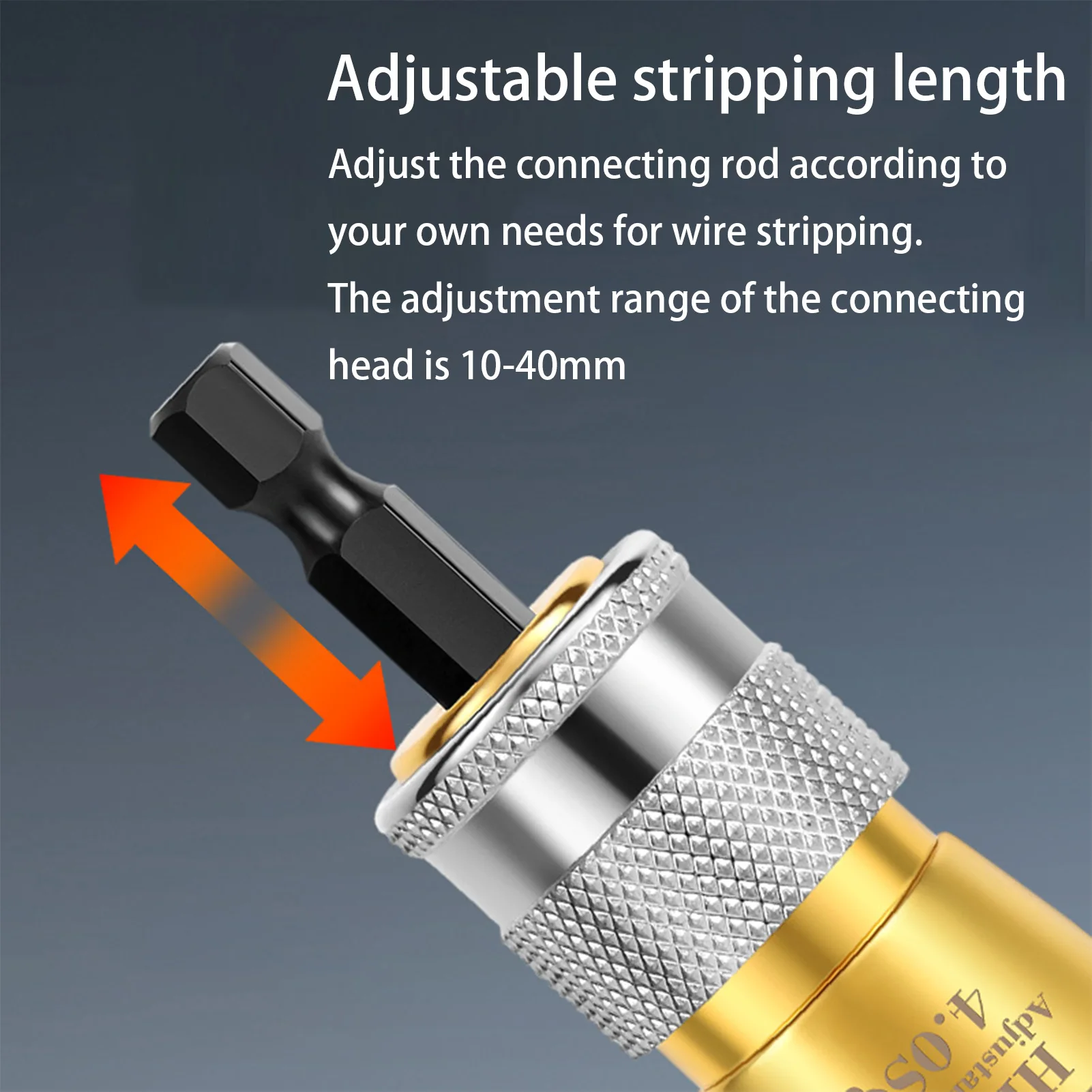 

Wire Stripping a Twisting Tool 5 in 1 Quickly Drill Wire Stripping Tool Suitable for Electrician Iustrial Use