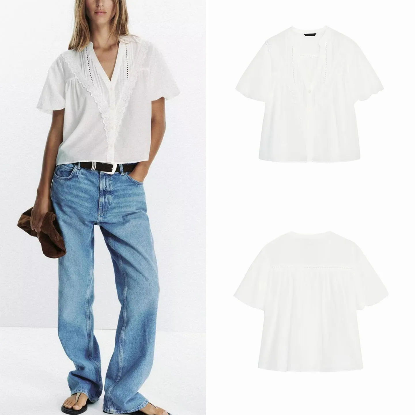 Faionable Lantern Sve Cover up da donna irt Versatile Sle Summer 2025 Fibra di poliestere traspirante e delicata sulla pelle