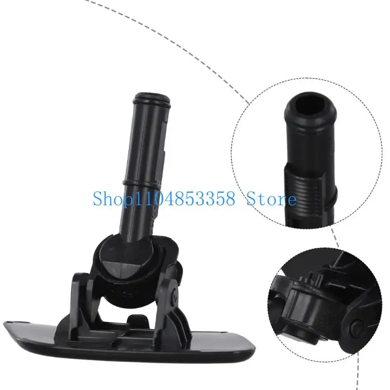 

652F 2pcs Optimized Sprayer Headlight Washer Nozzle Covers Guard Corrosion Resistant for i40 2011-2014 986803Z000 986903Z000