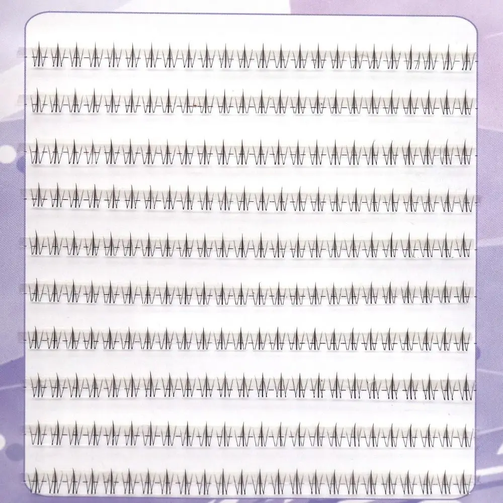 Black 6mm Air Lower Eyelashes Makeup Tools DIY Lash Extension Lower Individual Lashes Manga Bottom Cluster Lashes