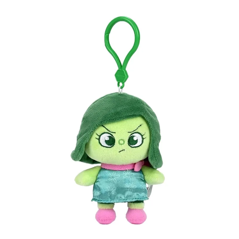 LLavero de muñeco de peluche de Disney Inside Out, bonito llavero de coche de dibujos animados de Anime, colgante de mochila suave a la moda, regalos de vacaciones para niñas y niños