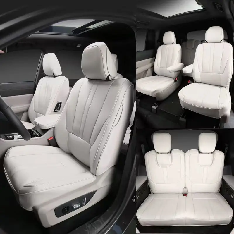 Custom High Quality Car Seat Covers 5 6 7 8 Seaters Leather For Toyota Lc Prado Highlander Sienna Buick Mitsubishi Honda Geely