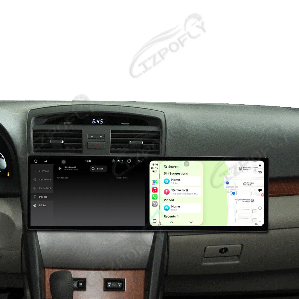 

10.1 Inch Dual Screen Car Radio Android For Toyota Camry 2007-2011 CarPlay Multimedia Video Player GPS Navigation Head Unit WIFI