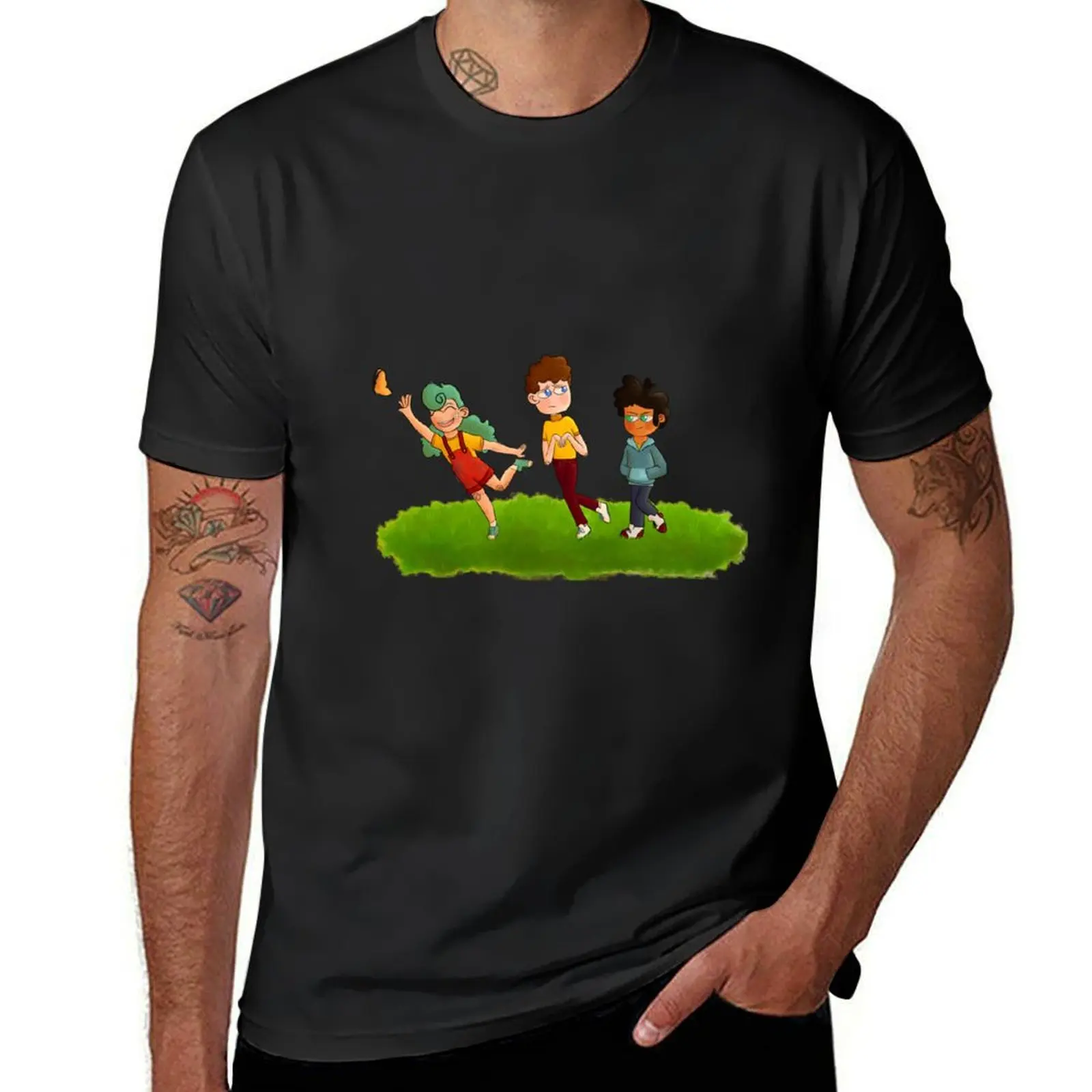 

Camp Camp Trio T-Shirt custom t shirt graphic shirts Louboutins Funny t-shirts mens t shirts top quality