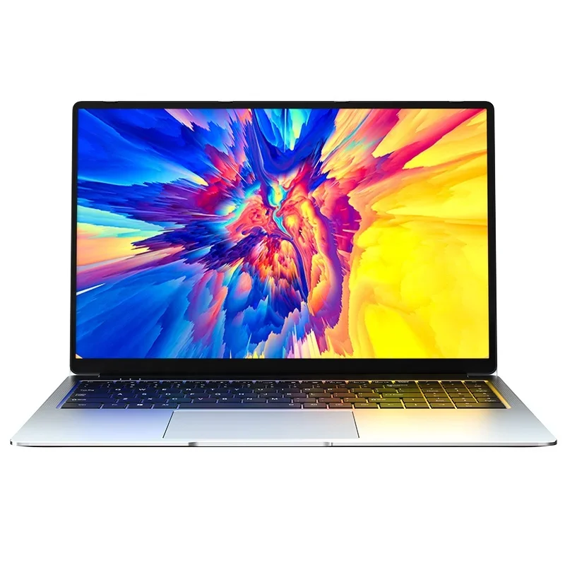 Ordenador portátil ultrafino de 15 pulgadas, Notebook con huella dactilar y Teclado retroiluminado, Quad Core, J4125, 12G, DDR4, 512G, SSD, Win10, para estudiantes