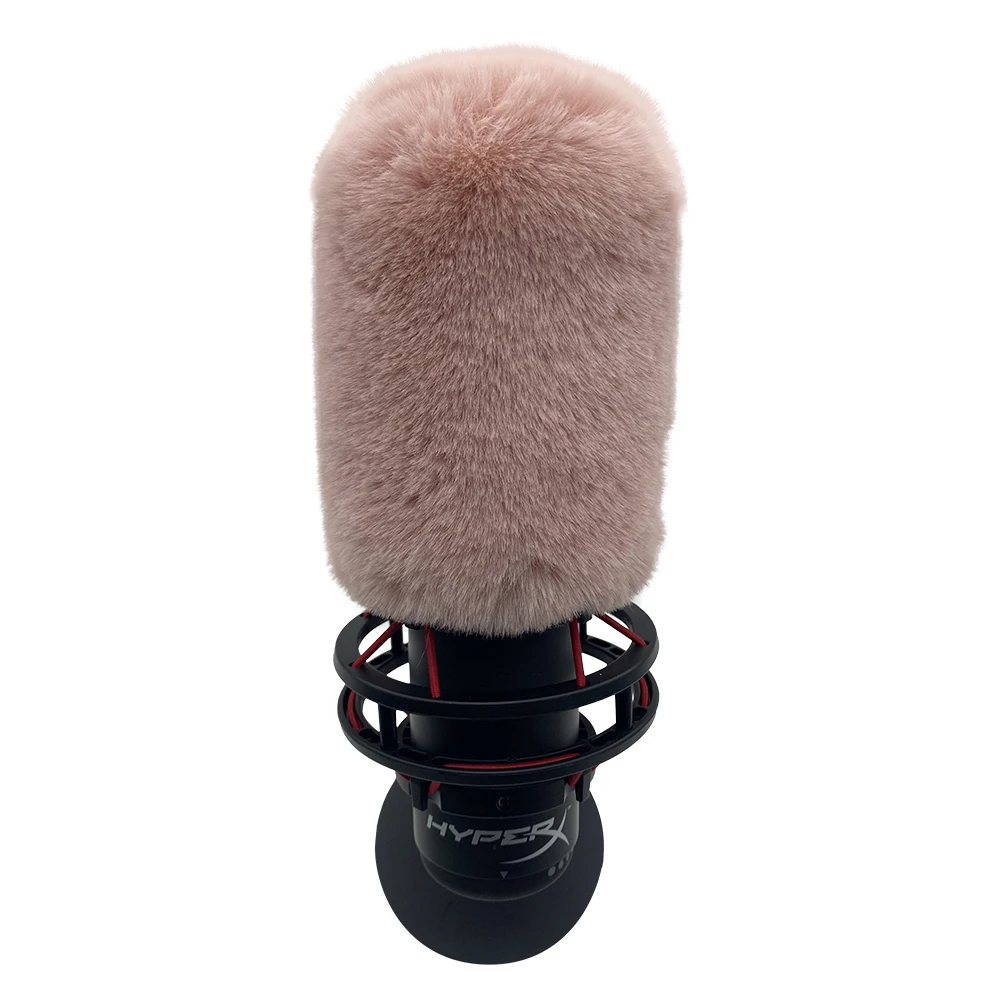 Dead Cat Outdoor Artificial Fur Wind Microphone Cover Muff Windscreen Sleeve Shield For Hyper X QuadcastS Whindshield Pop Flite