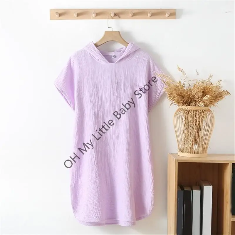 منشفة حمام بغطاء رأس من القطن M76C لعباءة رأس قابلة للتنفس وناعمة ماصة