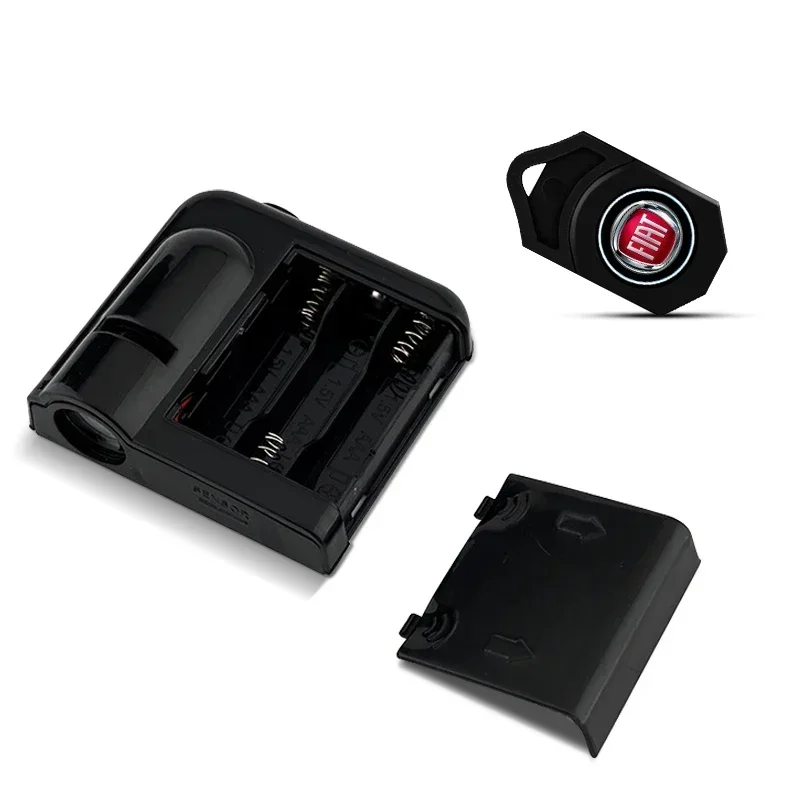 1/2 قطعة LED باب السيارة جهاز عرض عالمي عالي الوضوح أضواء ترحيب لشركة فيات 500 بونتو 124 125 500 برافو ستيلو باندا أبارث #4