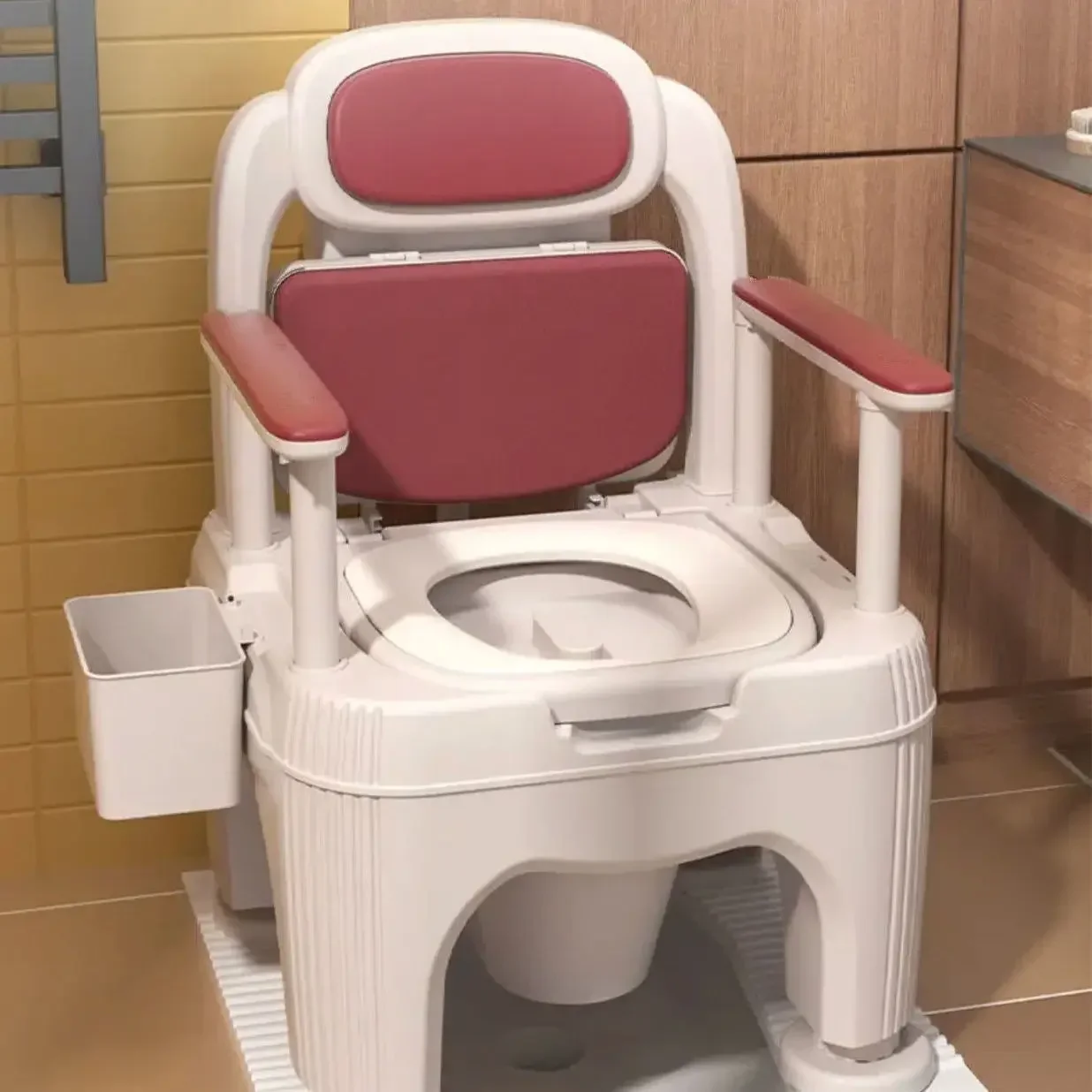 

Elderly Potty Seat Pregnant Women Household Portable Toilet Indoor Dedicated Adult Mobile Toilet Disabled Urine Bucket