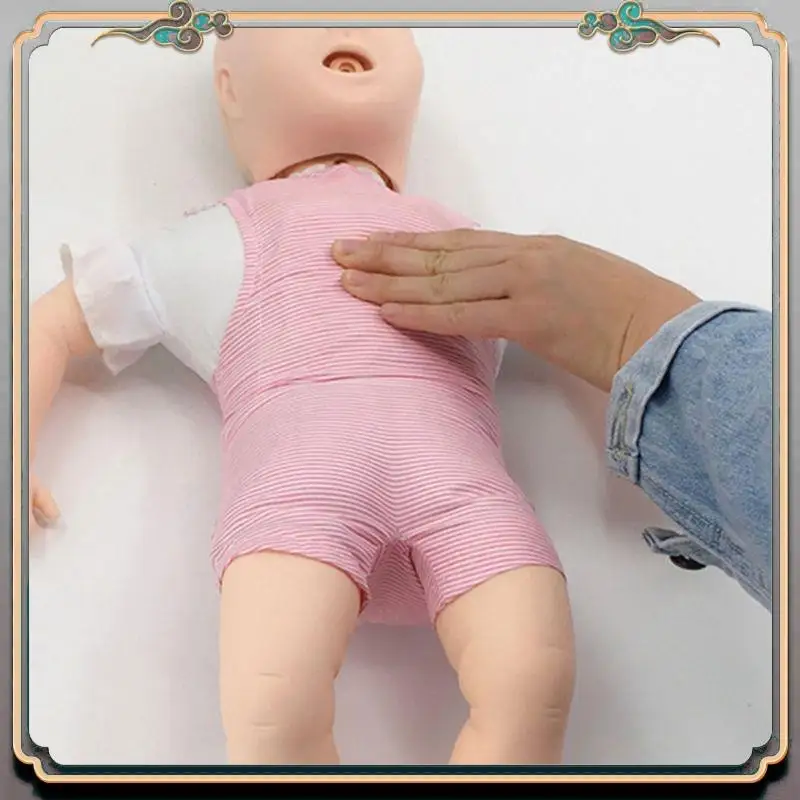 A46M-Baby Prevenção de asfixia e simulador de CPRs Conjunto de manequim de treinamento de bloqueio de vias aéreas infantil para fornecedores de carrinhos infantis