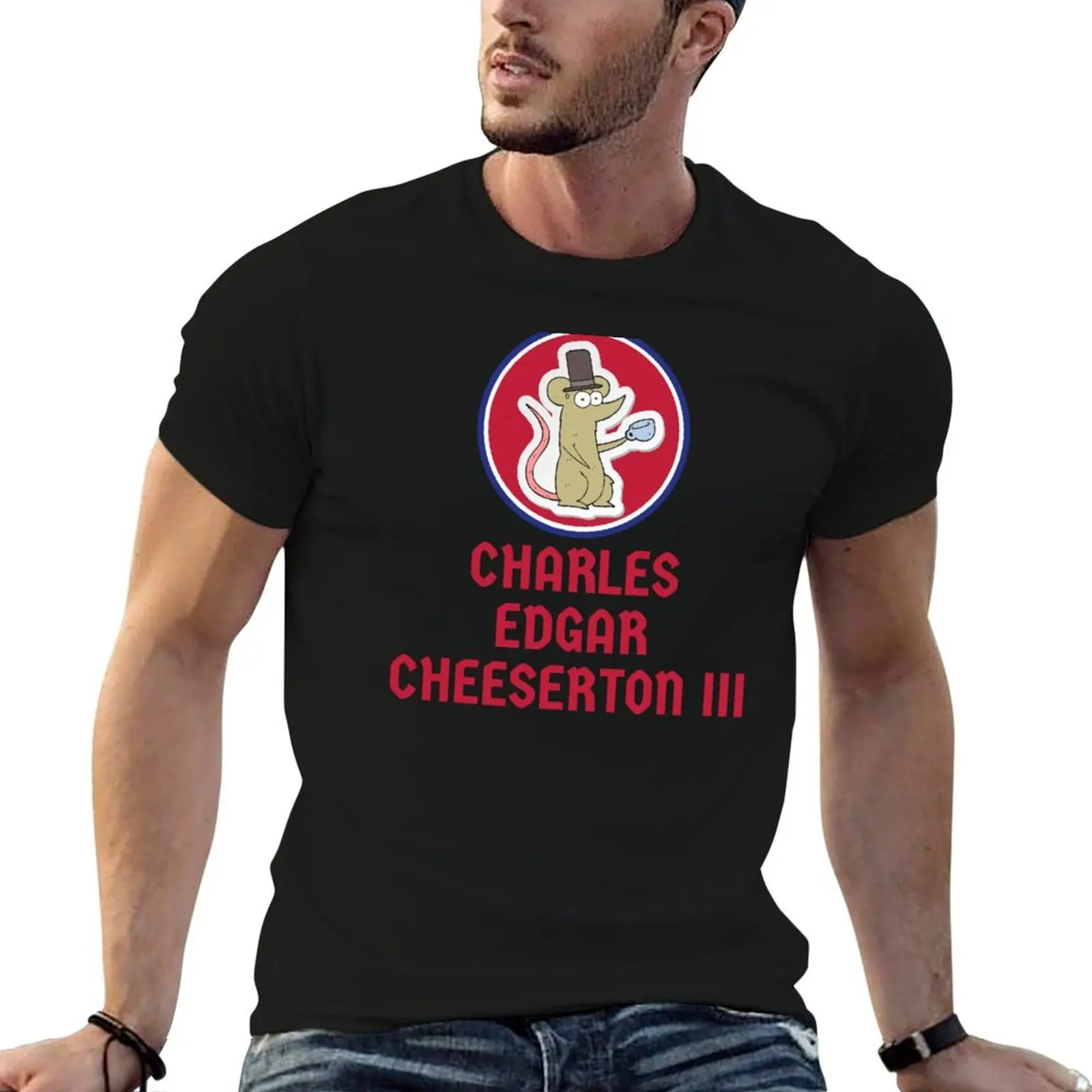 Charles Edgar Cheeserton III T-Shirt t shirts for man graphic tees cotton t shirt man man t shirts for men casual T-Shirt