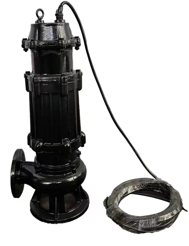 مضخة مياه الصرف الصحي والحمأة الصغيرة المتينة عالية الجودة من الحديد الزهر مضخة شفط الطين الغاطسة مع محرك تيار مستمر