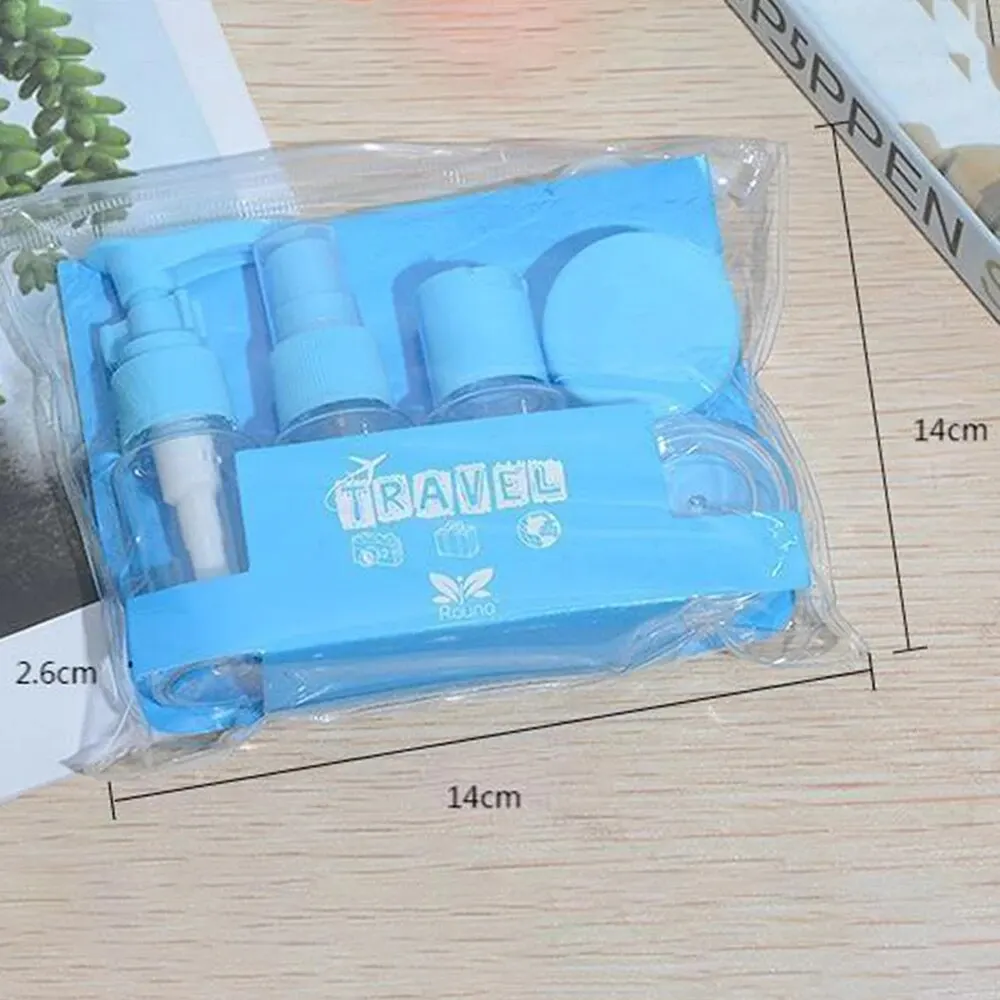 Travel Bottles Kit Leak Proof Portable Toiletry Containers Set Clear Travel Size Cosmetic Containers For Lotion Shampoo Cream So