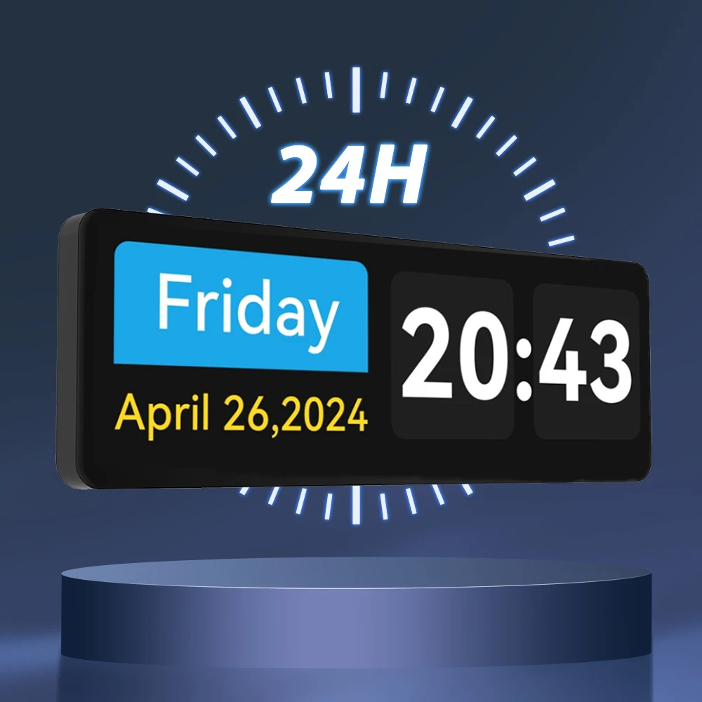 

Professional 21 Inch Network Digital Smart Network Clock with Timing Countdown and Dual Display Modes