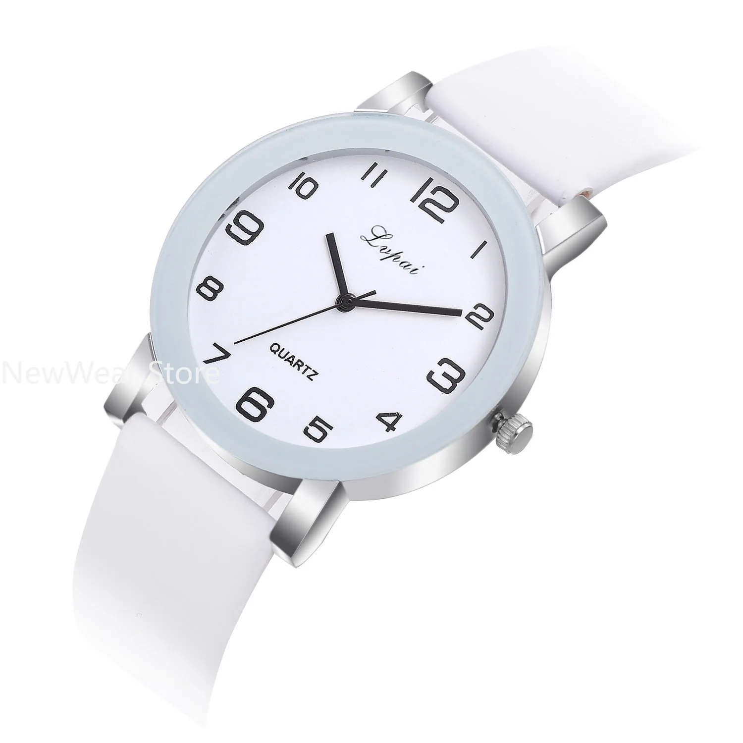 Fashion Women Watches Leisure Grey Digital Simple Women Quartz Watch Sports Leather Strap Ladies Clock Wristwatches Reloj Mujer