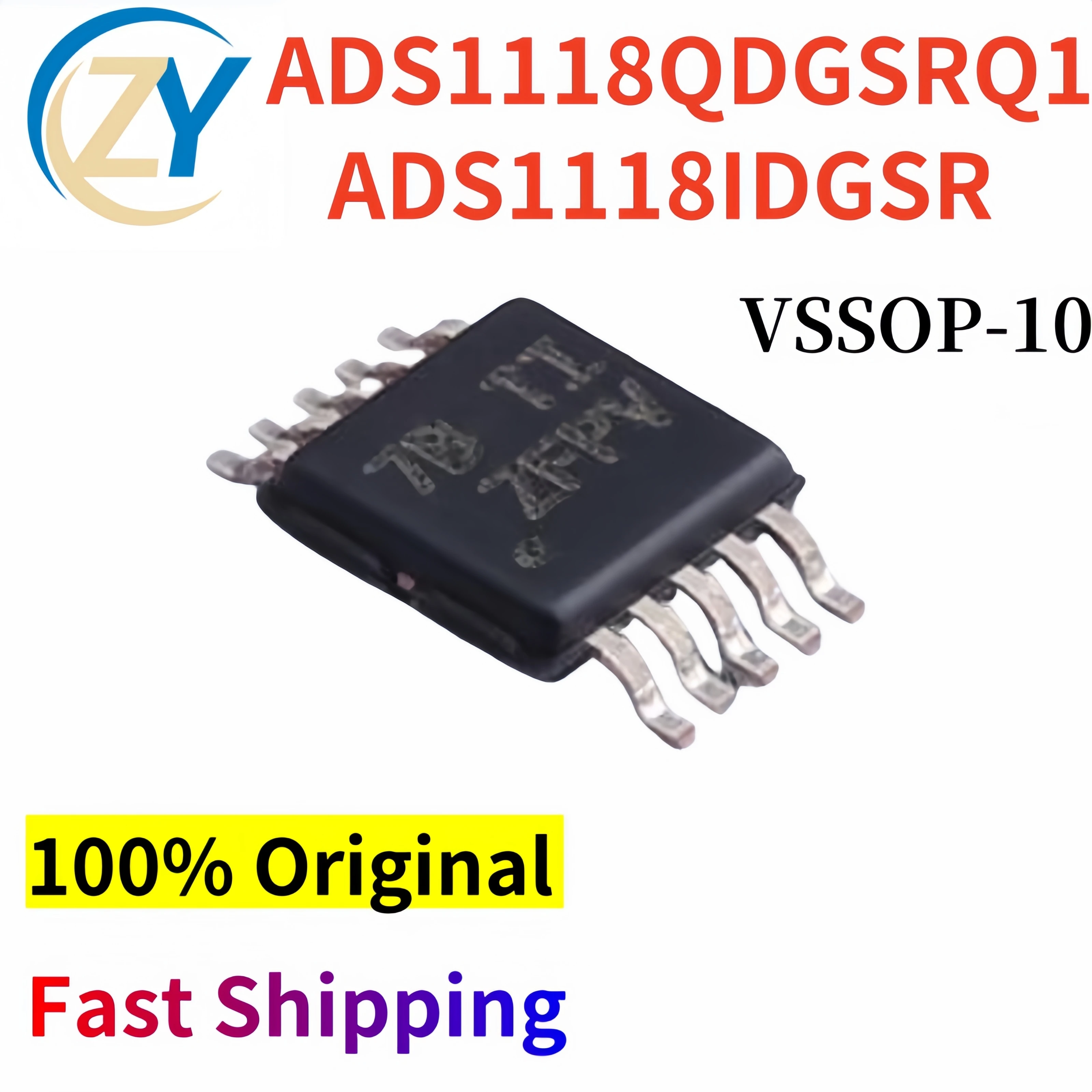 ADS1118 Converters ADS1118IDGSR VSSOP10 ADS1118QDGSRQ1 100% Original & Guaranteed Quality