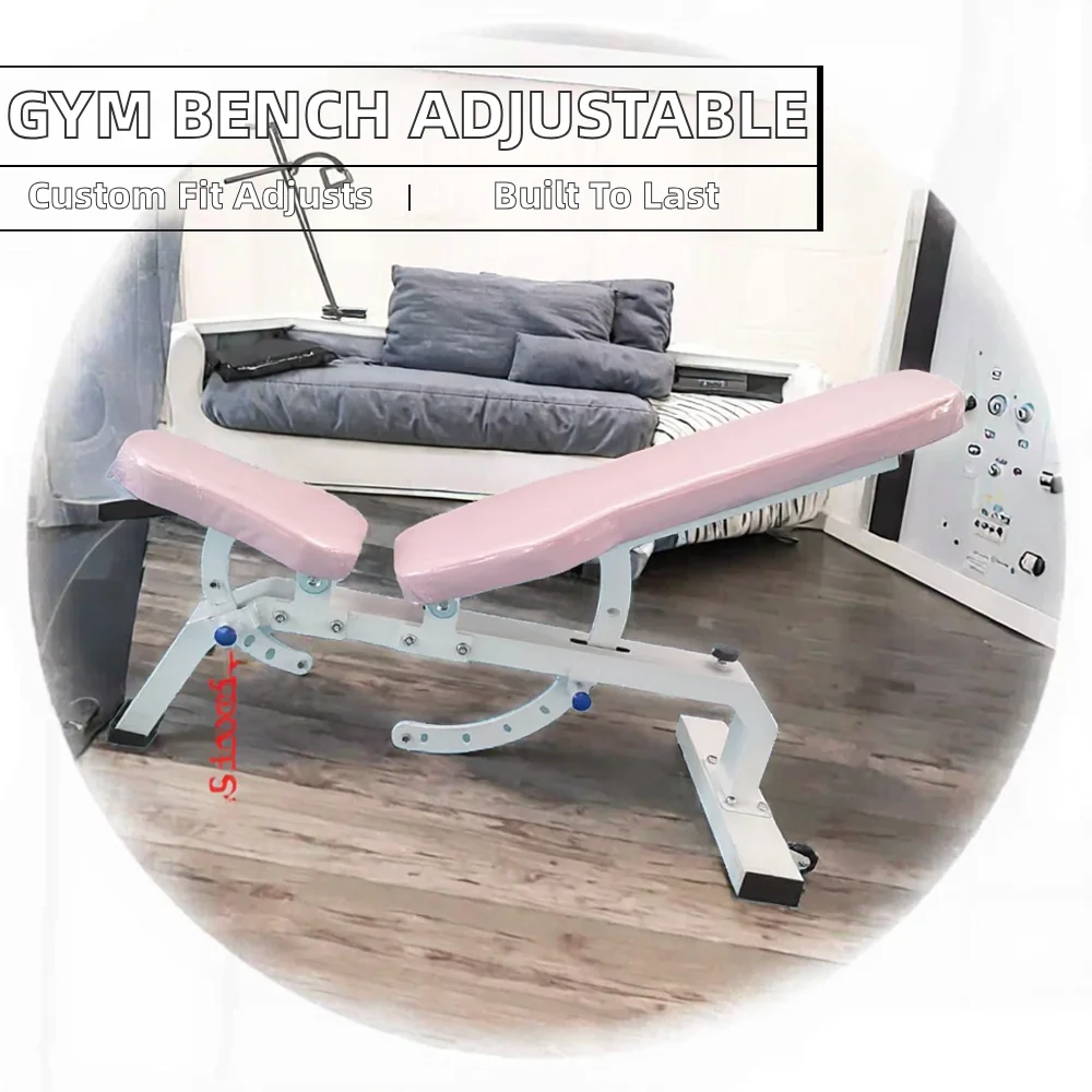 Adjustable Dumbbell Weight Bench Modern Style Gym Bench Press Incline Flat Exercise Metal Safety & Durable