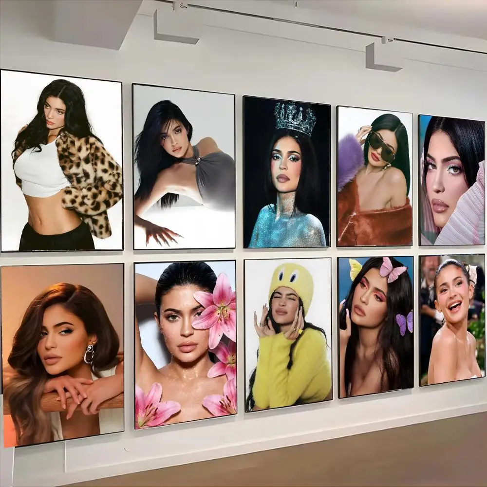 Kylie Jenner Celebrity Poster Living Room Bedroom Party Bar Decor Moisture-proof Art Wall Painting