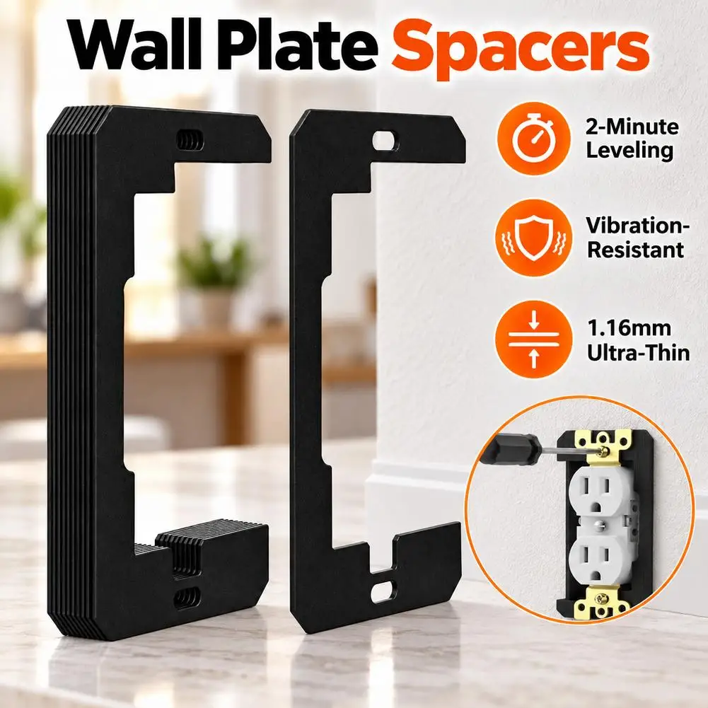 Socket Wall Panel Gasket Wall Platess Metal Leveling Installation Device Specialized Leveling Device Rust Prevention Kit