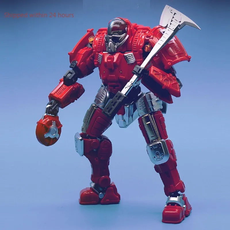 Figurki kolekcjonerskie Transforming Toys MFT Forged Soul Rescue CV-39 AGS23 Fire Mobile Team, model ze stopu, dostępne od ręki, prezenty