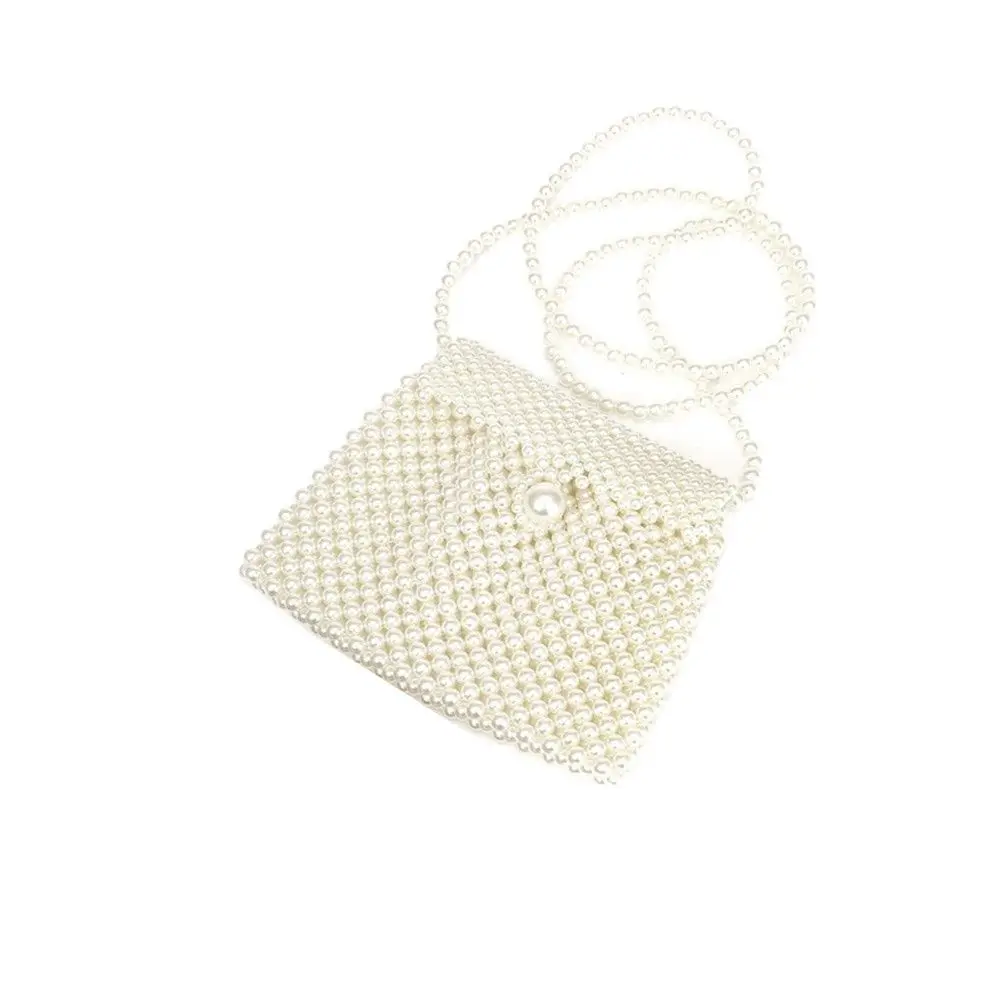 2023 New Imitation Pearl Beaded Bags Women Handbag Evening Bag Shoulder Crossbody Purse Ladies Mini Luxury Party Dinner Clutch