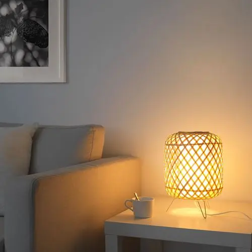 Kap Lampu Bambu 100 Kap Lampu Bambu Lampu Meja Kamar Tidur Lampu Meja Sederhana Nordic Modern Baca Rumah Belajar Restoran Kafe