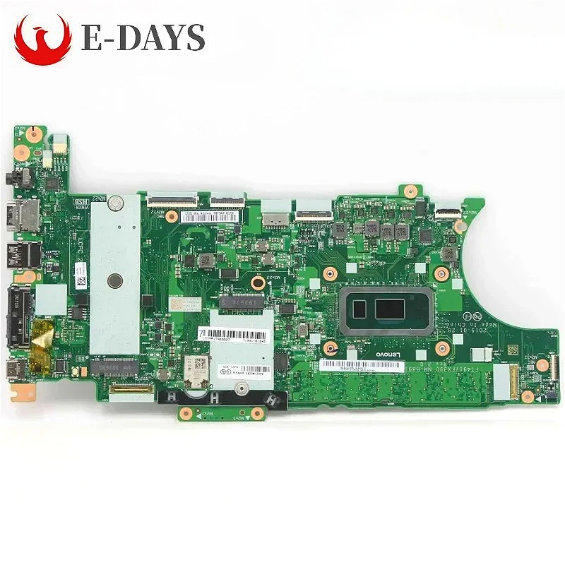 

High QualityFor Lenovo ThinkPad X390 T490S Laptop Motherboard NM-B891 Mainboard With I3-8145u I7-8565u 4G 8G 16G 100% Tested Okh