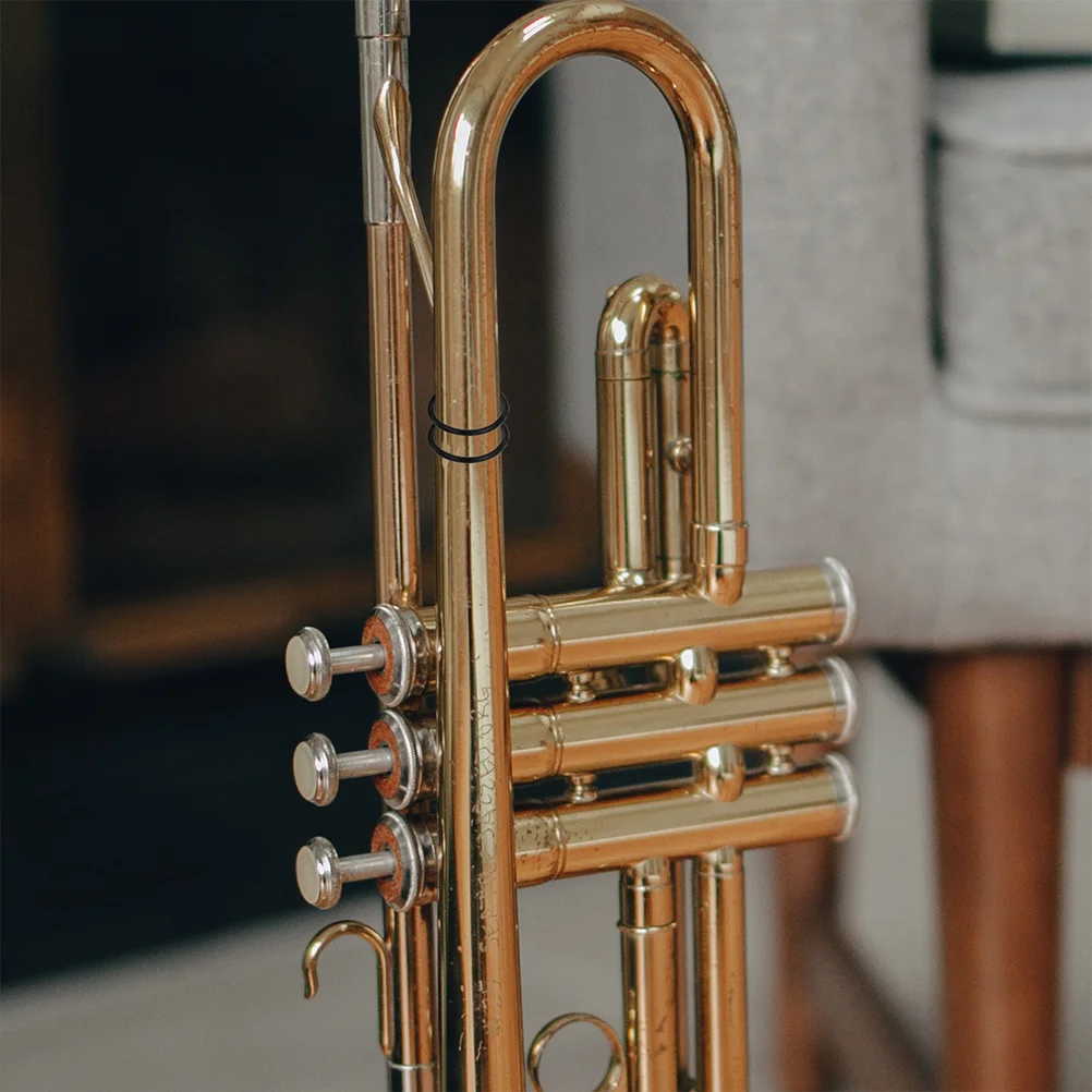 

30Pcs Trumpet Rubber Rings Noise Dampening Practice Mute Performance Accessories Slide Puller Replacement Repair Parts