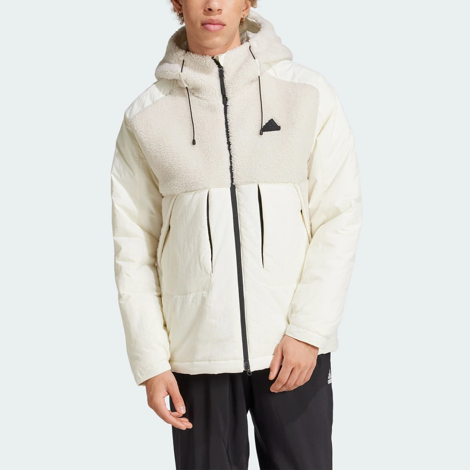 Adidas genuine CITY ESCAP J men's warm spliced cotton jacket IV9767