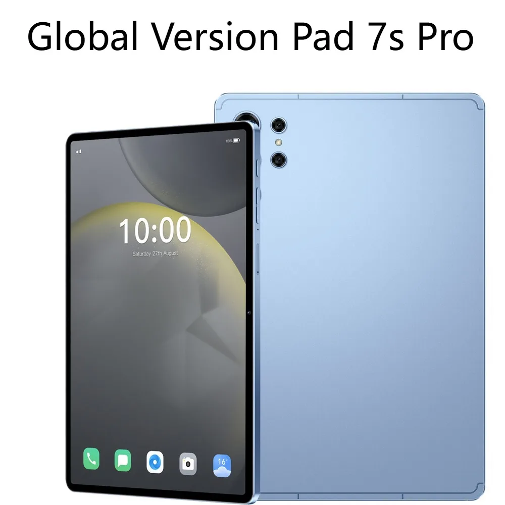 

2025 Pad 7s Pro Оригинальный планшет 10,1-дюймовый HD-экран Android 15 Tab 4G 5G Dual SIM 10000 мАч WIFI Планшеты Детский планшетный ПК
